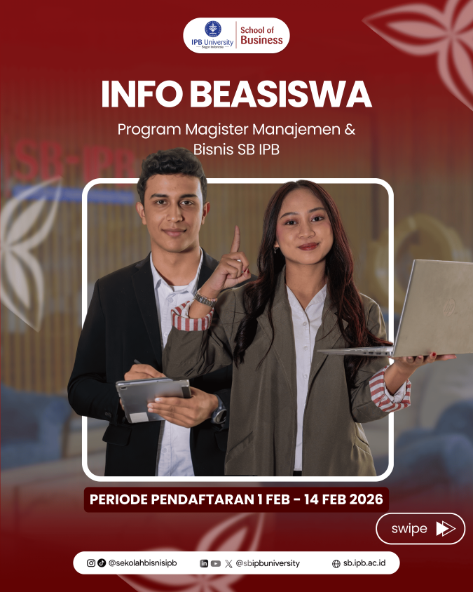 1. Flyer Info Beasiswa S2 SB IPB
